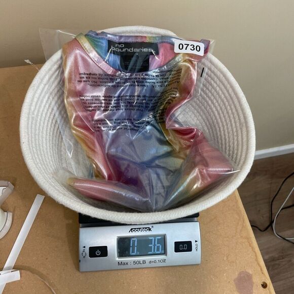 No Boundaries Rainbow Satin Long Sleeve Top Crew Neck Size Small Colorful Y2K - Picture 10 of 10